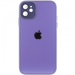 Чохол TPU+Glass Sapphire Midnight для Apple iPhone 12 (6.1"), Бузковий / Dasheen