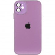 Чехол TPU+Glass Sapphire Midnight для Apple iPhone 12 (6.1"), Сиреневый / Lilac