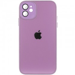 Чохол TPU+Glass Sapphire Midnight для Apple iPhone 12 (6.1"), Бузковий / Lilac