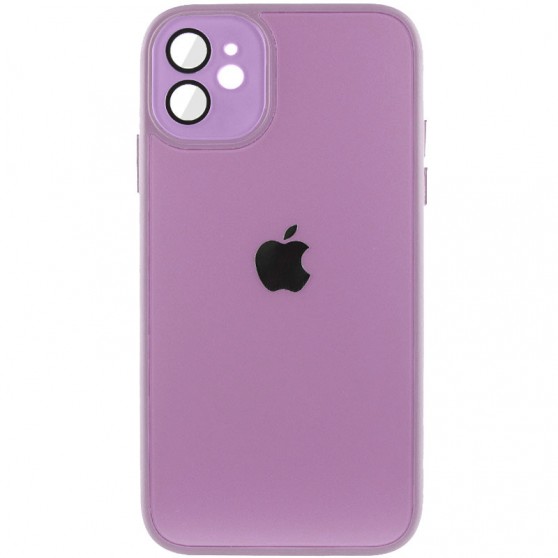 Чехол TPU+Glass Sapphire Midnight для Apple iPhone 12 (6.1"), Сиреневый / Lilac