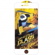 Защитное стекло 5D Anti-static Panda (тех.пак) для Apple iPhone 7 plus / 8 plus (5.5"), Белый