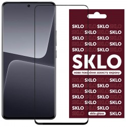 Защитное стекло SKLO 3D (full glue) для Xiaomi 13, Черный