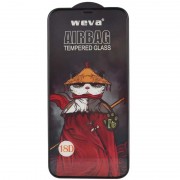 Захисне 2.5D скло Weva AirBag (тех.пак) для Apple iPhone 12 Pro/12 (6.1"), Чорний