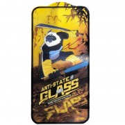 Защитное стекло 5D Anti-static Panda (тех.пак) для Apple iPhone 15 (6.1"), Черный