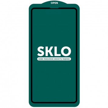 Защитное стекло SKLO 5D (тех.пак) для Apple iPhone 15 Pro (6.1"), Черный