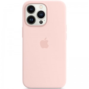 Чохол Silicone Case Full Protective (AA) для Apple iPhone 15 Plus (6.7"), Рожевий / Chalk Pink