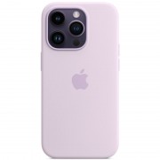 Чехол Silicone Case Full Protective (AA) для Apple iPhone 15 Plus (6.7"), Сиреневый / Lilac