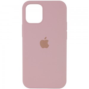 Чохол Silicone Case Full Protective (AA) Apple iPhone 15 Pro Max (6.7"), Рожевий / Pink Sand