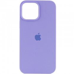 Чехол Silicone Case Full Protective (AA) для Apple iPhone 15 Pro Max (6.7"), Сиреневый / Dasheen