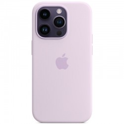 Чехол Silicone Case Full Protective (AA) для Apple iPhone 15 Pro Max (6.7"), Сиреневый / Lilac