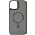 TPU+PC чохол Metal Buttons with MagSafe для Apple iPhone 15 Pro (6.1"), Зелений