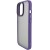 TPU+PC чехол Metal Buttons для Apple iPhone 15 (6.1"), Темно-фиолетовый