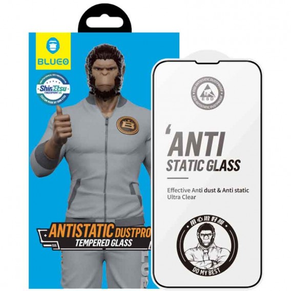 Захисне 2.5D скло Blueo Full Cover HD для iPhone 16 / 15/14 Pro (6.1)