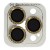 Захисне скло Metal Shine на камеру (в упак.) Apple iPhone 15 Pro (6.1") / 15 Pro Max (6.7"), Золотий / Gold
