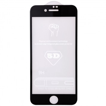 Захисне скло 5D Hard (full glue) для Apple iPhone 6/6s (4.7"), Чорний - Apple - зображення 1 