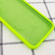 Чехол Silicone Case Square Full Camera Protective (AA) для Apple iPhone 7 plus / 8 plus (5.5"), Салатовый / Neon green