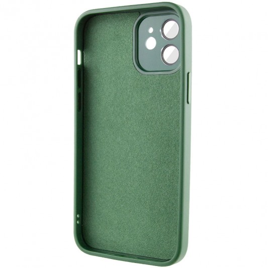 Чохол TPU+Glass Sapphire Midnight для Apple iPhone 11 (6.1"), Зелений / Forest green - зображення 3 