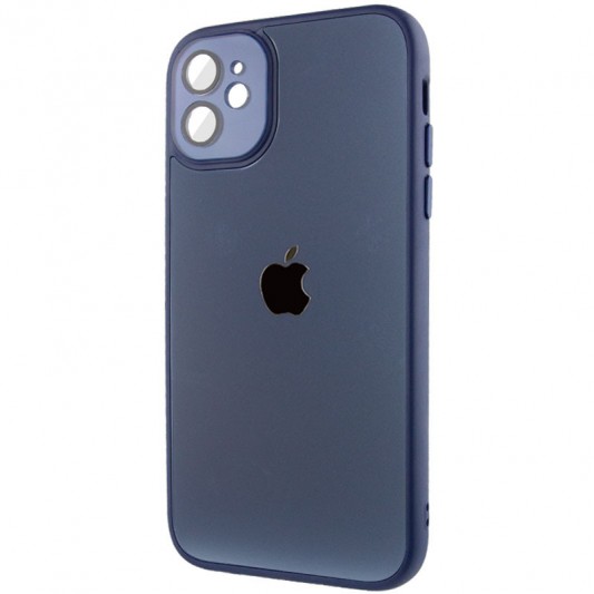 Чохол TPU+Glass Sapphire Midnight для Apple iPhone 11 (6.1"), Синій / Deep navy - зображення 2 