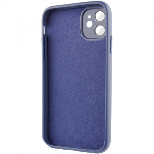 Чохол TPU+Glass Sapphire Midnight для Apple iPhone 11 (6.1"), Синій / Deep navy - зображення 3 