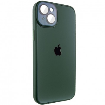 Чохол TPU+Glass Sapphire Midnight для Apple iPhone 13 (6.1"), Зелений / Forest green - зображення 1 