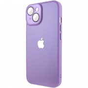 Чохол TPU+Glass Sapphire Midnight для Apple iPhone 13 (6.1"), Бузковий / Lilac