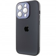 Чехол TPU+Glass Sapphire Midnight для Apple iPhone 13 Pro Max (6.7"), Черный / Black