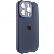 Чехол TPU+Glass Sapphire Midnight для Apple iPhone 14 Pro (6.1"), Синий / Deep navy