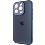 Чохол TPU+Glass Sapphire Midnight для Apple iPhone 14 Pro (6.1"), Синій / Deep navy