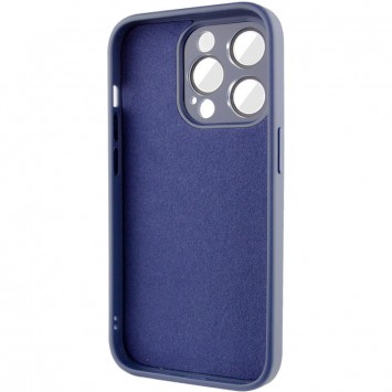 Чохол TPU+Glass Sapphire Midnight для Apple iPhone 14 Pro (6.1"), Синій / Deep navy - Чохли для iPhone 14 Pro - зображення 3 