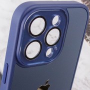 Чехол TPU+Glass Sapphire Midnight для Apple iPhone 14 Pro (6.1"), Синий / Deep navy