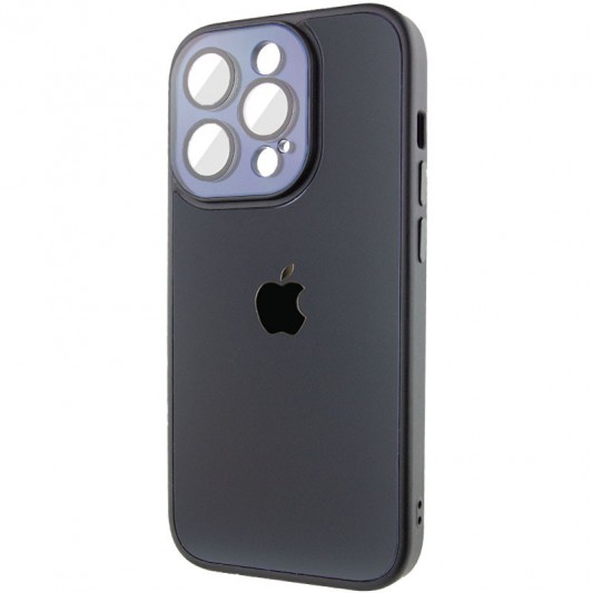Чохол TPU+Glass Sapphire Midnight для Apple iPhone 14 Pro (6.1"), Чорний / Black - зображення 2 