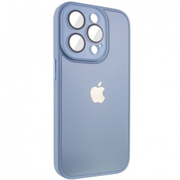 Чехол TPU+Glass Sapphire Midnight для Apple iPhone 13 Pro (6.1"), Голубой / Blue - Чехлы для iPhone 13 Pro - изображение 1