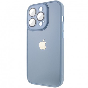 Чехол TPU+Glass Sapphire Midnight для Apple iPhone 13 Pro (6.1"), Голубой / Blue - Чехлы для iPhone 13 Pro - изображение 2
