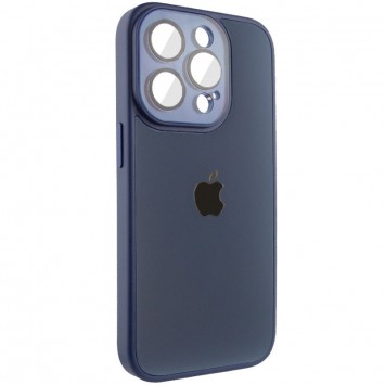 Чехол TPU+Glass Sapphire Midnight для Apple iPhone 13 Pro (6.1"), Синий / Deep navy - Чехлы для iPhone 13 Pro - изображение 1