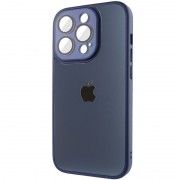 Чехол TPU+Glass Sapphire Midnight для Apple iPhone 13 Pro (6.1"), Синий / Deep navy