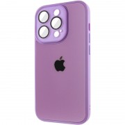 Чохол TPU+Glass Sapphire Midnight для Apple iPhone 13 Pro (6.1"), Бузковий / Lilac