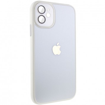 Чехол TPU+Glass Sapphire Midnight для Apple iPhone 12 (6.1"), Белый / White - Чехлы для iPhone 12 - изображение 1