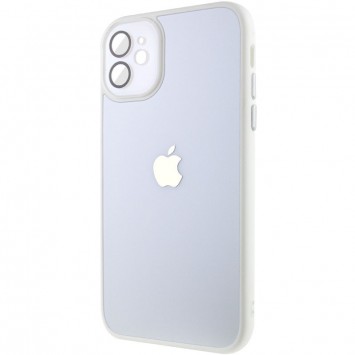 Чехол TPU+Glass Sapphire Midnight для Apple iPhone 12 (6.1"), Белый / White - Чехлы для iPhone 12 - изображение 2
