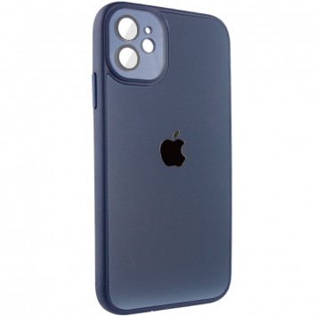 Чехол TPU+Glass Sapphire Midnight для Apple iPhone 12 (6.1"), Синий / Deep navy - Чехлы для iPhone 12 - изображение 1