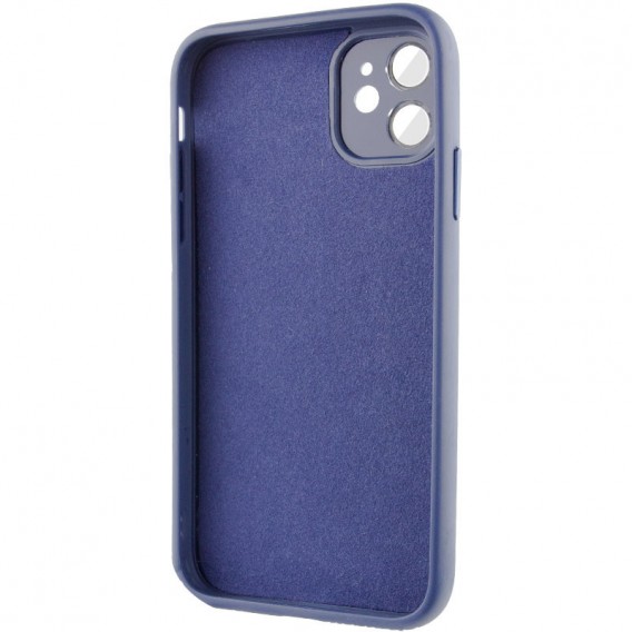Чехол TPU+Glass Sapphire Midnight для Apple iPhone 12 (6.1"), Синий / Deep navy