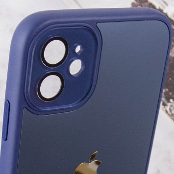 Чехол TPU+Glass Sapphire Midnight для Apple iPhone 12 (6.1"), Синий / Deep navy - Чехлы для iPhone 12 - изображение 5