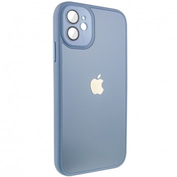 Чехол TPU+Glass Sapphire Midnight для Apple iPhone 12 (6.1"), Голубой / Blue - Чехлы для iPhone 12 - изображение 1