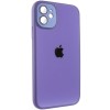 Чохол TPU+Glass Sapphire Midnight для Apple iPhone 12 (6.1"), Бузковий / Dasheen