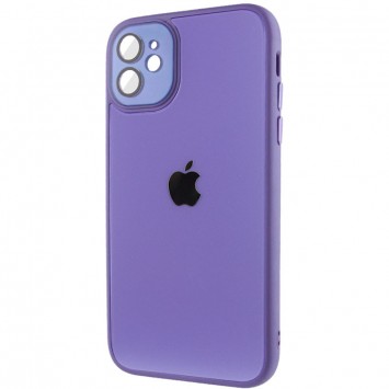 Чехол TPU+Glass Sapphire Midnight для Apple iPhone 12 (6.1"), Сиреневый / Dasheen - Чехлы для iPhone 12 - изображение 2