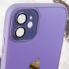 Чохол TPU+Glass Sapphire Midnight для Apple iPhone 12 (6.1"), Бузковий / Dasheen