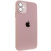 Чохол TPU+Glass Sapphire Midnight для Apple iPhone 12 (6.1"), Рожевий / Pink Sand
