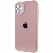 Чохол TPU+Glass Sapphire Midnight для Apple iPhone 12 (6.1"), Рожевий / Pink Sand