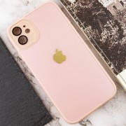 Чехол TPU+Glass Sapphire Midnight для Apple iPhone 12 (6.1"), Розовый / Pink Sand