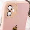Чохол TPU+Glass Sapphire Midnight для Apple iPhone 12 (6.1"), Рожевий / Pink Sand