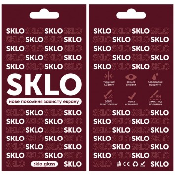 Захисне скло SKLO 3D (full glue) для Apple iPhone 15 (6.1"), Чорний - iPhone 15 - зображення 3 